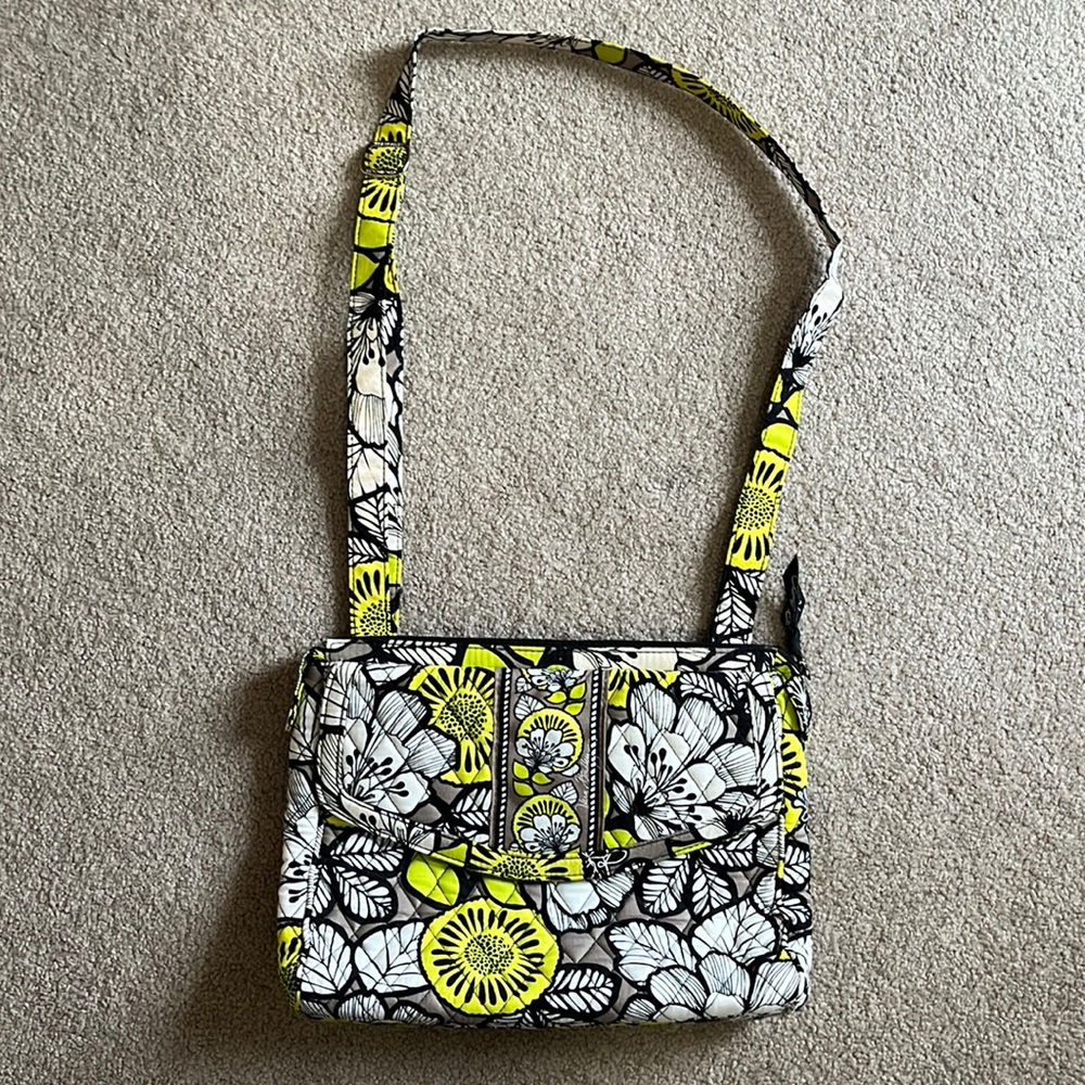 Vera Bradley Citron Tablet Hipster Crossbody Bag